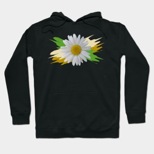 daisy flowers white daisies bloom floral flowery Hoodie